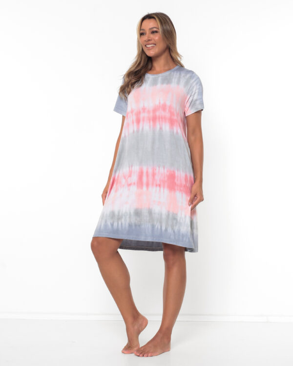 Sleep Wear Em Malha Estampado - Tie Dye - Imagem 2