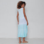 Vestido em Malha Tie Dye - Verde Claro - Imagem 5