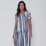 Vestido em Malha Estampado - Branco - Imagem 2