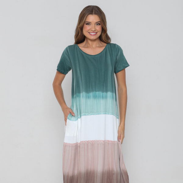 Vestido Estampado em Malha - Degradê - Imagem 4