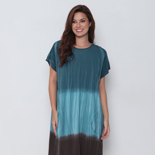 Vestido em Malha Estampado - Petróleo - Imagem 6