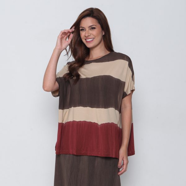 Conjunto Feminino em Malha - Listrada - Imagem 2