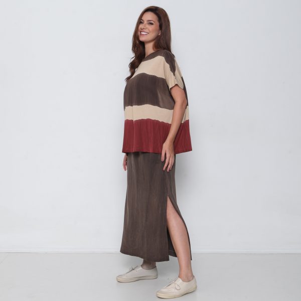 Conjunto Feminino em Malha - Listrada - Imagem 3