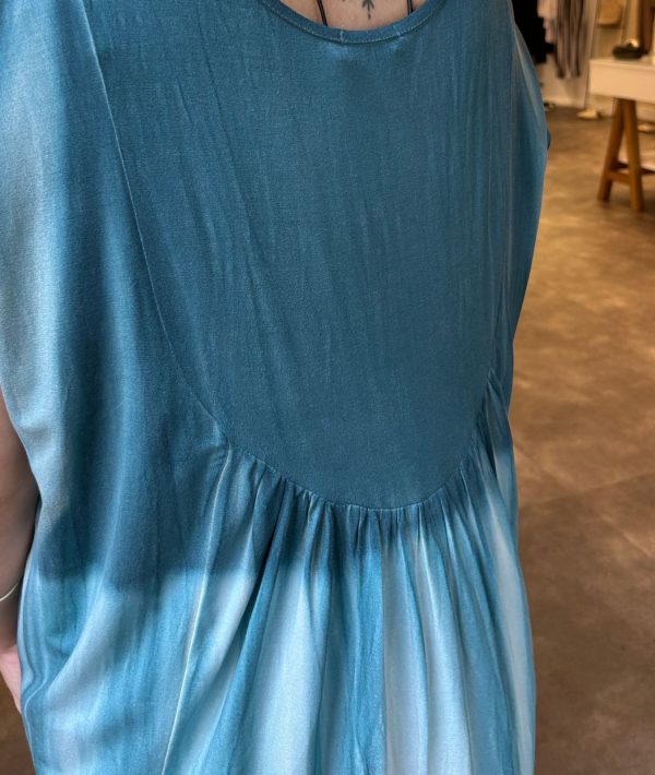 Vestido em Malha Estampado - Petróleo - Imagem 2