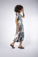 Vestido Lyon em Malha Estampado - Off - Imagem 3