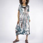 Vestido Lyon em Malha Estampado - Off