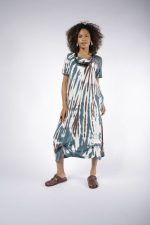 Vestido Lyon em Malha Estampado - Off