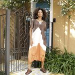 Vestido Lyon em Malha Estampado - Bicolor