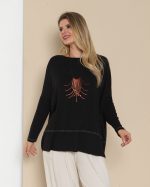 Blusa Pespontada em Malha com Manga Longa - Imagem 15