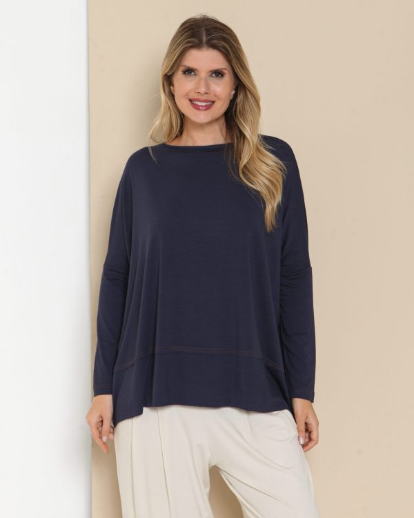 Blusa Pespontada em Malha com Manga Longa - Imagem 13