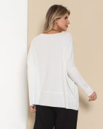 Blusa Pespontada em Malha com Manga Longa - Imagem 10