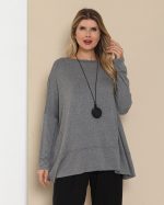 Blusa Pespontada em Malha com Manga Longa - Imagem 5