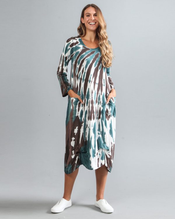Vestido Lyon em Malha Estampado - Off - Imagem 3