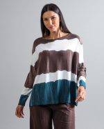 Conjunto Feminino em Malha Estampado - Listrada - Imagem 2