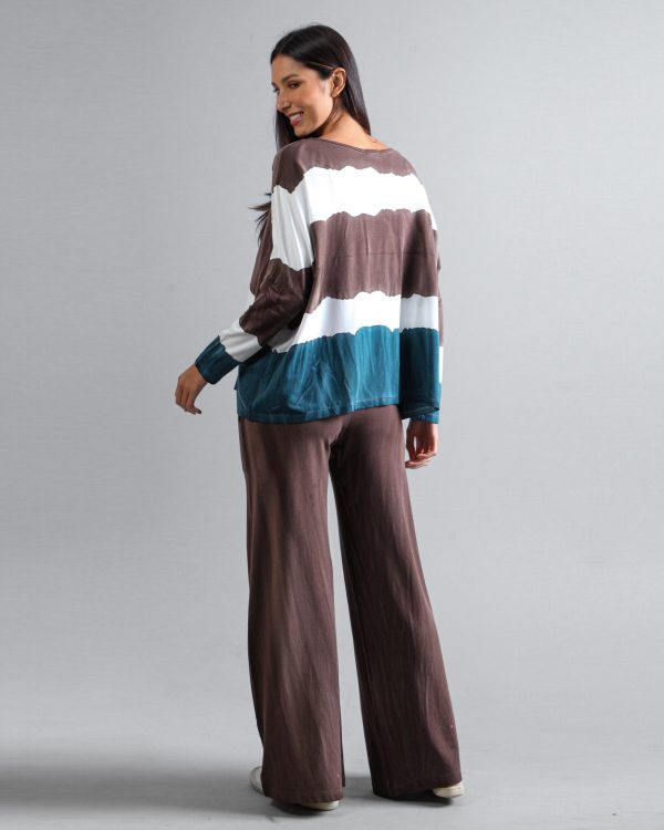 Conjunto Feminino em Malha Estampado - Listrada - Imagem 4