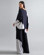Conjunto Feminino em Malha Estampado - Preto - Imagem 7