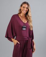 Macacão Feminino em Malha Decote V - Imagem 8