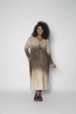 Vestido em Malha Manga Longa - Areia - Imagem 8