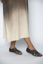 Vestido em Malha Manga Longa - Areia - Imagem 6