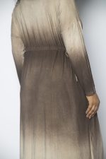 Vestido em Malha Manga Longa - Areia - Imagem 7