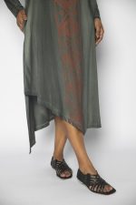 Vestido Feminino em Malha Estampado - Verde - Imagem 4