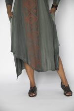 Vestido Feminino em Malha Estampado - Verde - Imagem 2