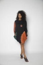 Vestido em Malha Estampado - Preto - Imagem 2