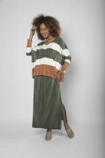 Conjunto Feminino em Malha Estampado - Listrada - Imagem 4