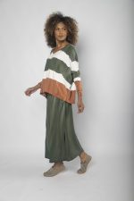 Conjunto Feminino em Malha Estampado - Listrada - Imagem 5