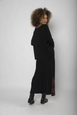 Conjunto Feminino em Malha Estampado - Preto - Imagem 6