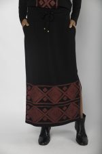 Conjunto Feminino em Malha Estampado - Preto - Imagem 5