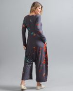 Macacão Brisa em Malha Estampado - Chumbo - Imagem 3