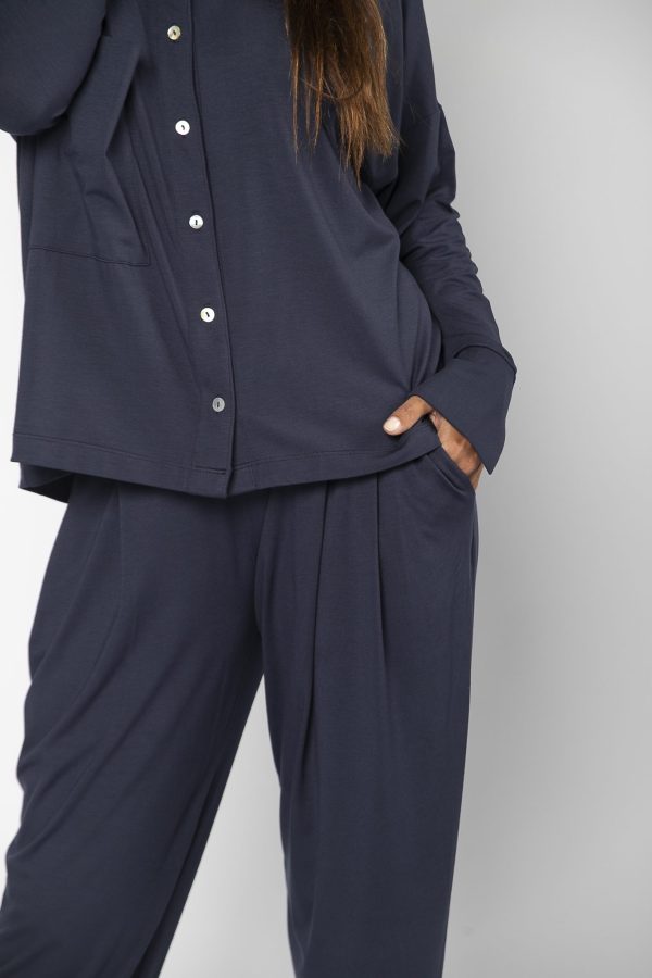 Conjunto Veneza Feminino em Malha com Botões e Bolsos - Imagem 7
