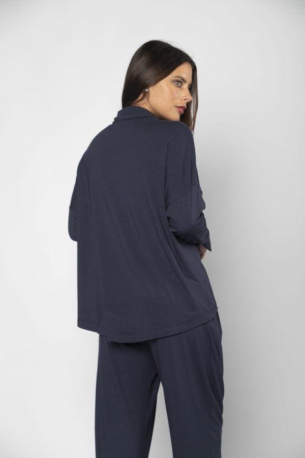 Conjunto Veneza Feminino em Malha com Botões e Bolsos - Imagem 11