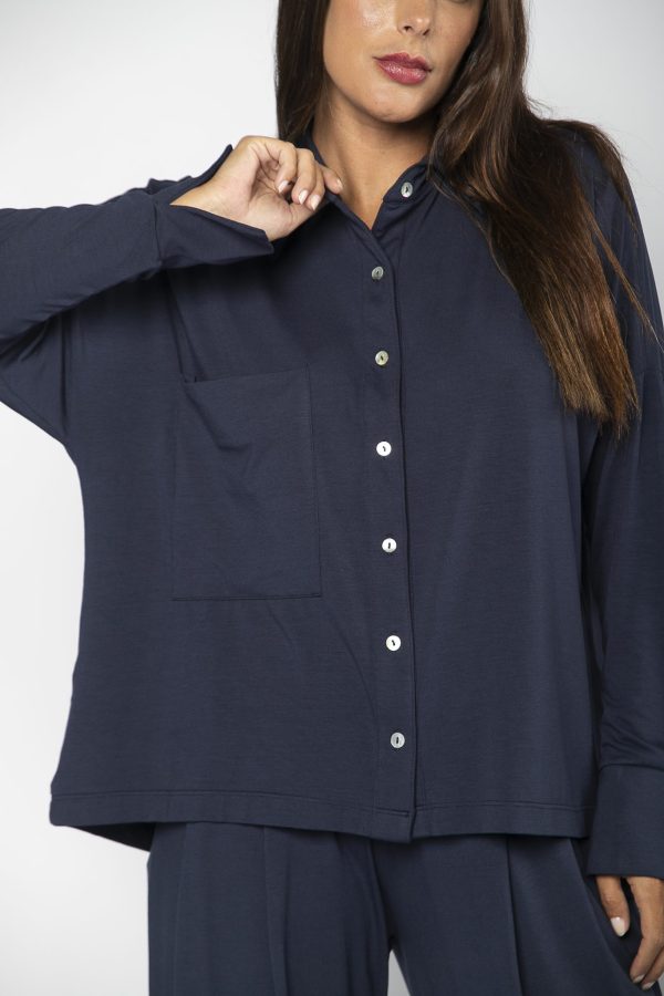 Conjunto Veneza Feminino em Malha com Botões e Bolsos - Imagem 9