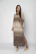 Conjunto Feminino em Malha Estampado - Degradê - Imagem 5