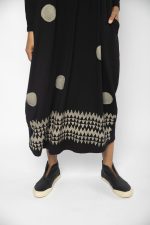 Vestido em Malha Estampado - Preto - Imagem 5