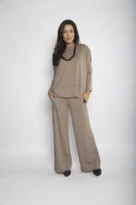 Conjunto Feminino Les em Malha Manga Longa - Preto - Imagem 6