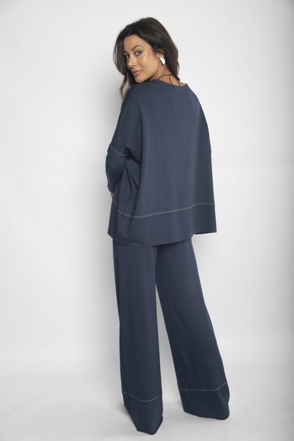 Conjunto Feminino Les em Malha Manga Longa - Preto - Imagem 12
