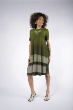 Vestido Street Em Malha Curto - Pistache