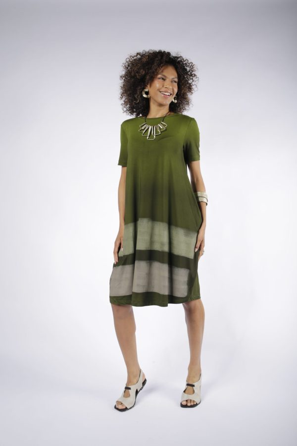 Vestido Street Em Malha Curto - Pistache - Imagem 1