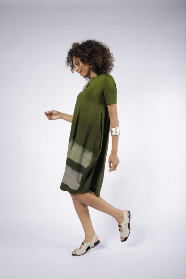 Vestido Street Em Malha Curto - Pistache - Imagem 3