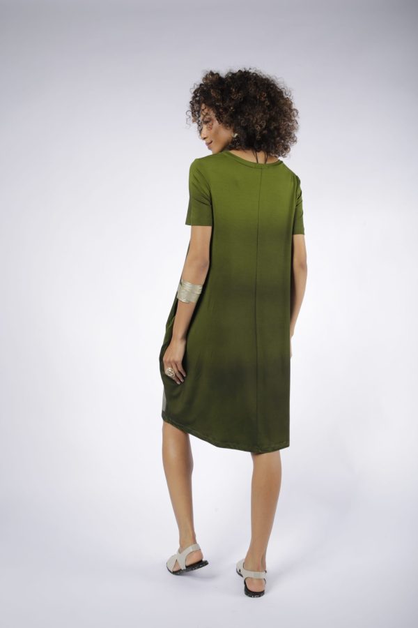 Vestido Street Em Malha Curto - Pistache - Imagem 4