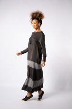 Vestido Punho Manga Longa - Mescla - Imagem 4
