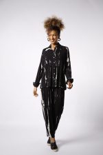 Conjunto Veneza Manga Longa - Preto