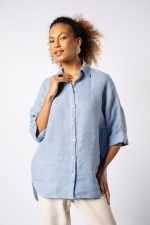 Camisa Linho Com Botões - Imagem 3