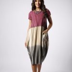 Vestido Italy Com Manga Curta - Bordô