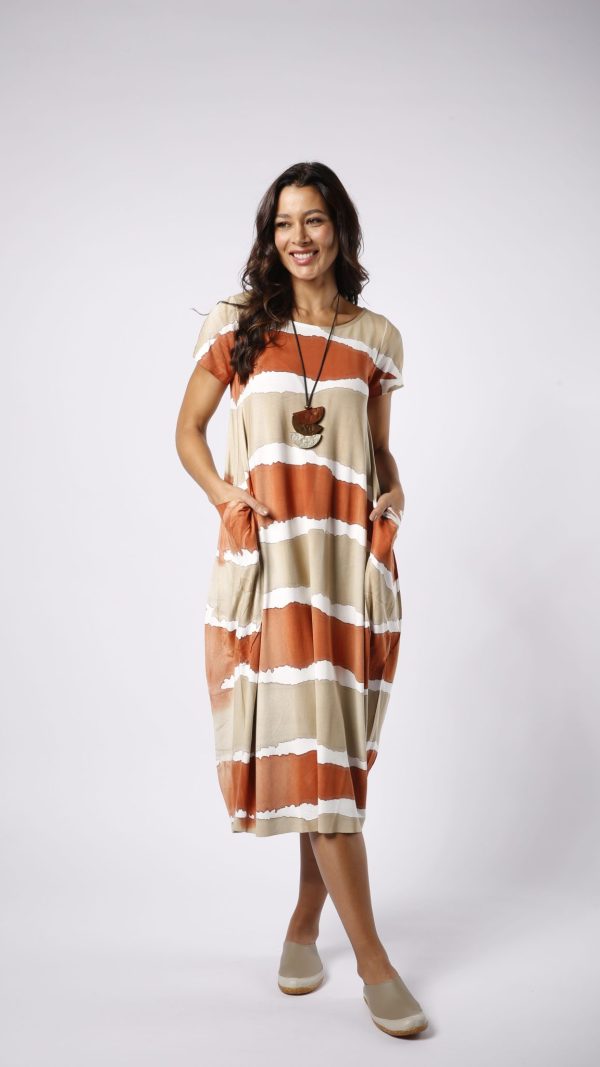 Vestido Italy Com Manga Curta - Listrada