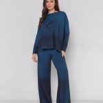 Conjunto Japão Manga Longa - Petróleo