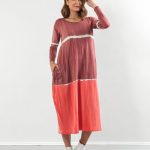 Vestido Street Com Manga Longa - Terra